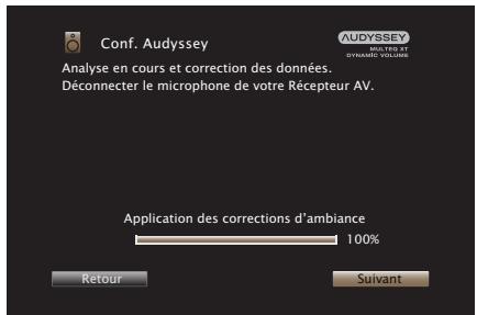 MARANTZ SR6009 - Effectuez le paramétrage de Audyssey Dynamic EQ® et Audyssey Dynamic Volume®. - 2