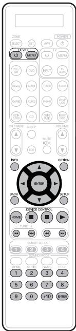 MARANTZ SR7010 - Utilisation avec le (lecteur Blu-ray Disc) - 1