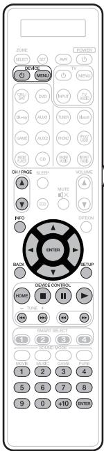 MARANTZ SR7010 - Utilisation avec (boitier pour satellite (SAT) / cable (CBL) / Lecteur multimédia / TV IP) - 1