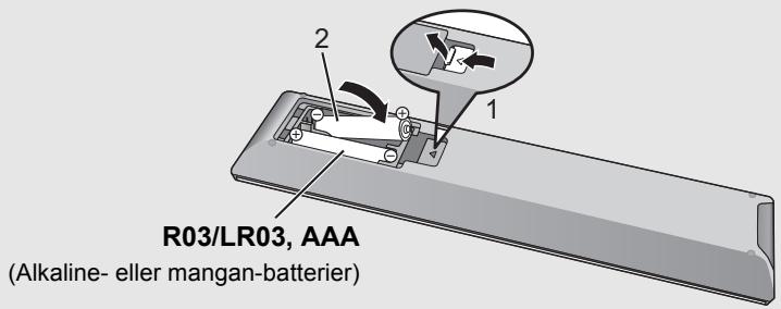 PANASONIC SUR1AE - ■ Brug af fjernbetjeningen - 1