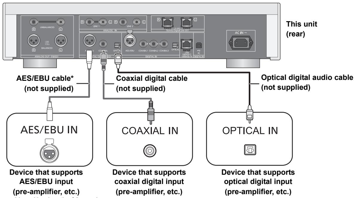 PANASONIC SUR1AE - Connecting to digital audio input devices - 1
