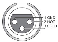 PANASONIC SUR1AE - Polarità dei terminali audio bilanziati - 1