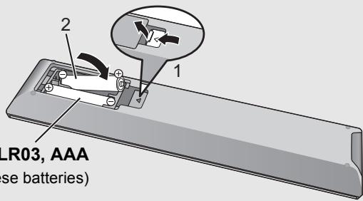 PANASONIC SUR1AE - Using the remote control - 1