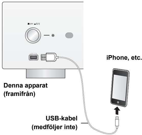 PANASONIC SUR1AE - Att ansluta en iPhone/iPad/iPod - 1