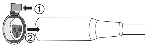 PANASONIC SUR1AE - To disconnect the balanced cables - 1