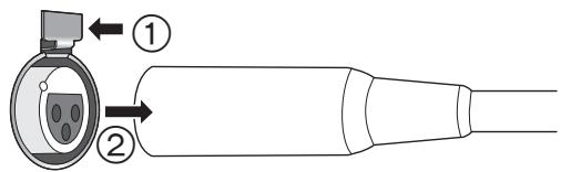 PANASONIC SUR1AE - Per scollegare i cavi bilanziati - 1