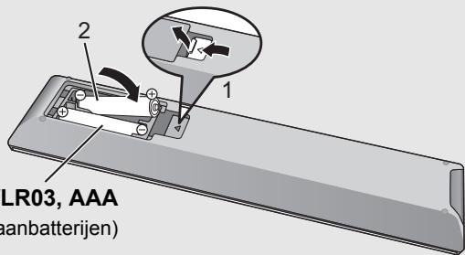 PANASONIC SUR1AE - Deafstandsbediening gebruiken - 1