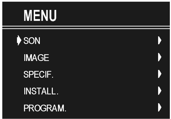 GRANDIN 51MBI99A - Système de menus - 1