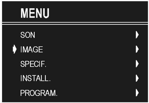 GRANDIN 51MBI99A - Menu IMAGE (vidéo) - 1