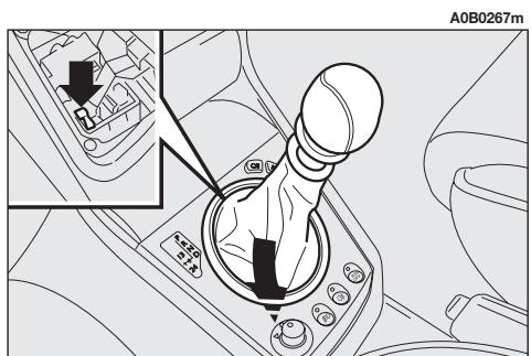 ALFA ROMEO 156 2007 - SELECTION DU FONCTIONNEMENT AUTOMATIQUE/MANUEL - 1