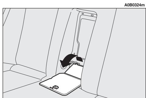 ALFA ROMEO 156 2007 - COMPARTIMENT DE PASSAGE DES SKIS - 3