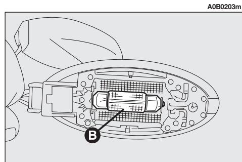 ALFA ROMEO 156 2007 - PLAFONNIER ARRIERE CENTRAL (seules versions à tout ouvrant) - 3