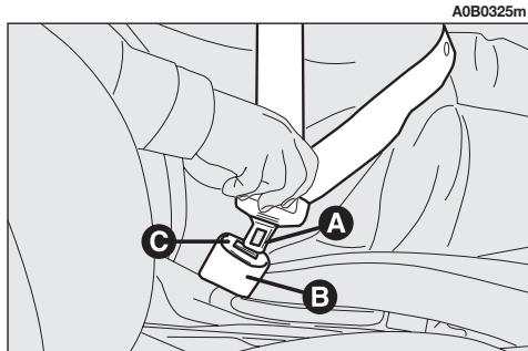 ALFA ROMEO 156 2007 - UTILISATION DES CEINTURES DE SECURITE - 1