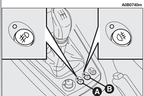 ALFA ROMEO 156 2007 - FEUX ANTIBROULLARD (fig. 117) (lorsqu'il est prévu) - 1