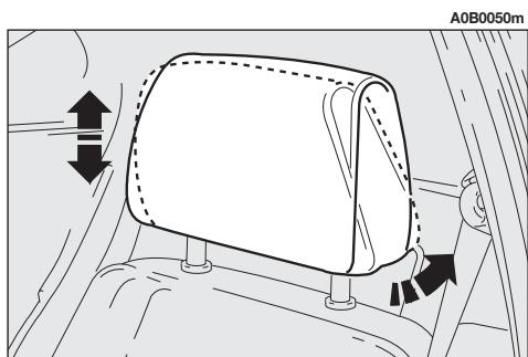 ALFA ROMEO 156 2007 - REGLAGE DE L'APPUIE-TETE (fig. 24) - 1