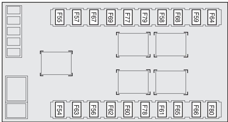 ALFA ROMEO 159 2010 - Centrale dans le coffre à bagages (côté gauche) - 1