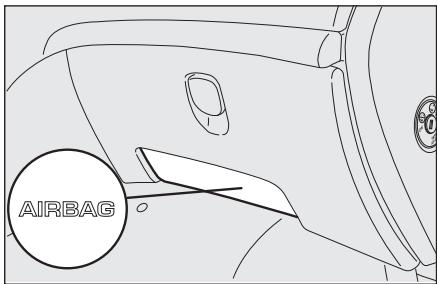 ALFA ROMEO 159 2010 - AIR BAGS GENOUX COTE CONDUCTEUR ET PASSAGER - 1