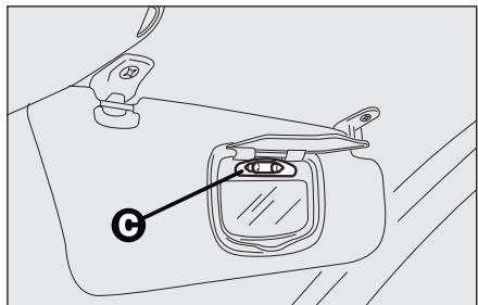 ALFA ROMEO 159 2010 - PLAFONNIERS MIROIRS DE COURTOISIE (si prévus) - 1