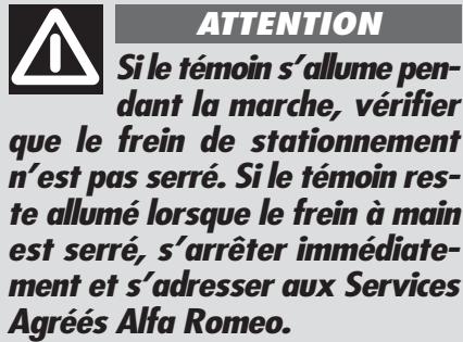 ALFA ROMEO 159 2010 - Frein de stationnement serré - 1