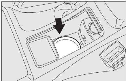 ALFA ROMEO 159 2010 - COMPARTIMENT   PORTE-VERRES/   PORTE-CANETTES fig. 80 - 1