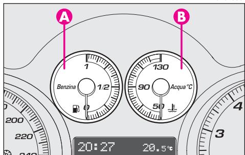 ALFA ROMEO GT 2008 - INDICATEUR TEMPERATURE DU LIQUIDE DE REFROIDISSEMENT MOTEUR AVEC TEMOIN DE SURCHAUFFE - 1