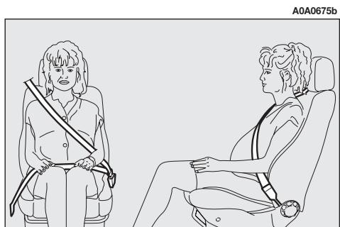 ALFA ROMEO GT 2008 - AVERTISSEMENTS GENERAUX POUR L'UTILISATION DES CEINTURES DE SECURITE - 1