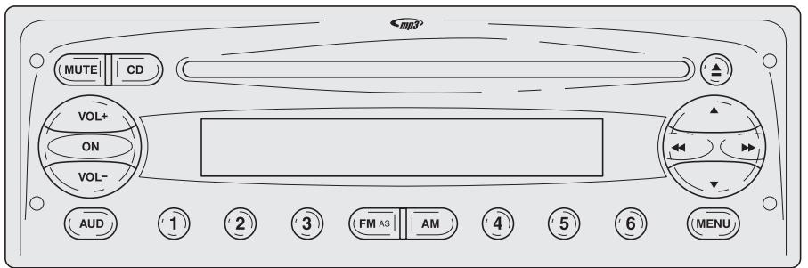 ALFA ROMEO GT 2008 - COMMANDES SUR LA FACADE - 1