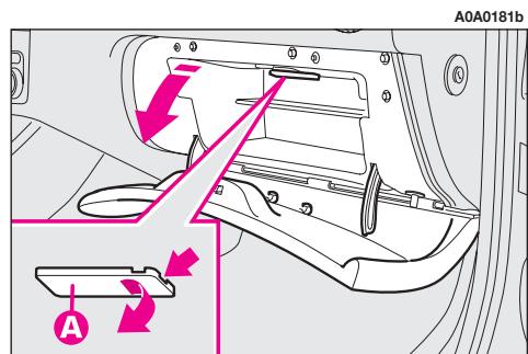 ALFA ROMEO GT 2008 - PLAFONNIER DE LA BOITE A GANTS (fig. 45-46) - 3