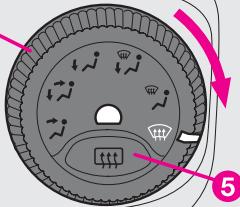 ALFA ROMEO GT 2008 - DESEMBUAGE ET/OU DEGIVRAGE DU PARE-BRISE ET DES GLACES LATERALES AVANT, DE LA LUNETTE CHAUFFANTE ET DES RETROVISEURS EXTERIEURS (fonction MAX-DEF) (fig. 94) - 3