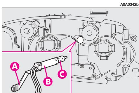 ALFA ROMEO GT 2008 - Feux de route (fig. 27) - 2