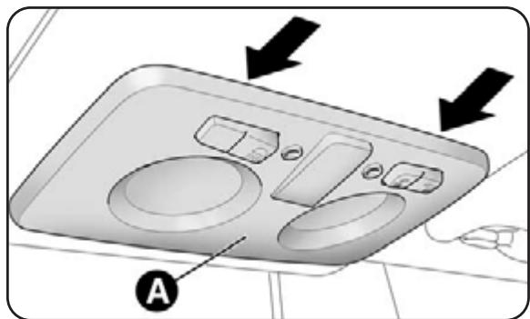 ALFA ROMEO MITO 2010 - PLAFONNIER AVANT - 1