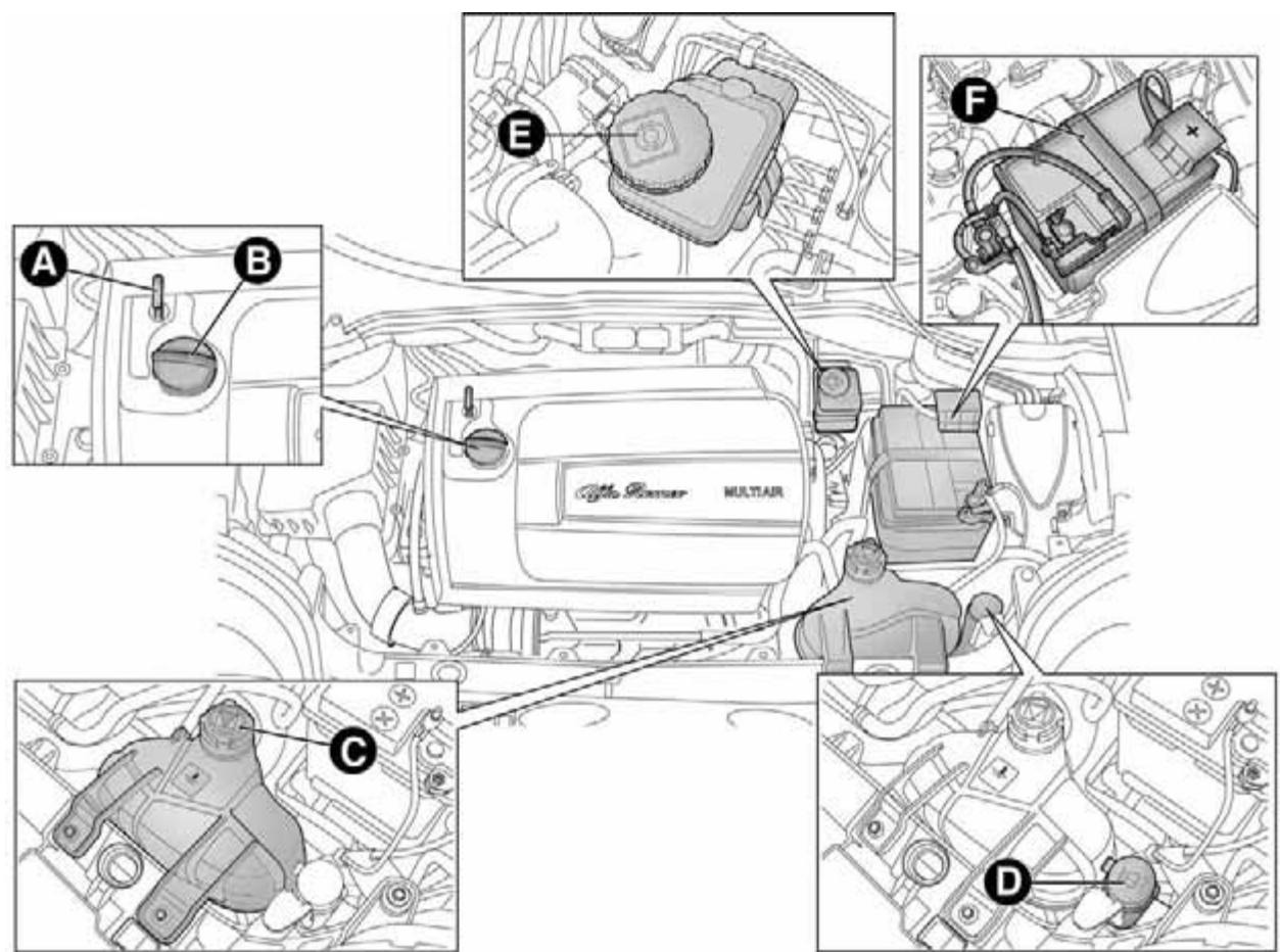 ALFA ROMEO MITO 2010 - CONTROLE DES NIVEAUX - 1