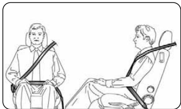 ALFA ROMEO MITO 2010 - MESURES POUR L'UTILISATION DES CEINTURES DE SECURITE - 2