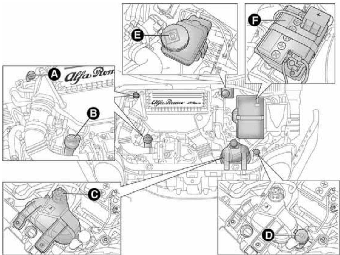 ALFA ROMEO MITO 2010 - CONTROLE DES NIVEAUX - 6