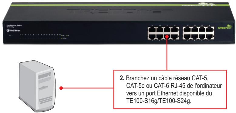 TRENDNET TE100-S16EG, TE100-S16G, TE100-S24G, TE100-S5, TE100-S50G, TE100-S80G - Configuration du système - 2