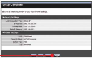 TRENDNET TEW-640MB - Configuration du tew-640mb - 11