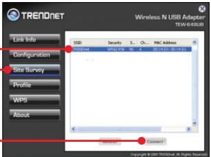 TRENDNET TEW-648UB - Utilisation de l'adaptateur sans fil - 2