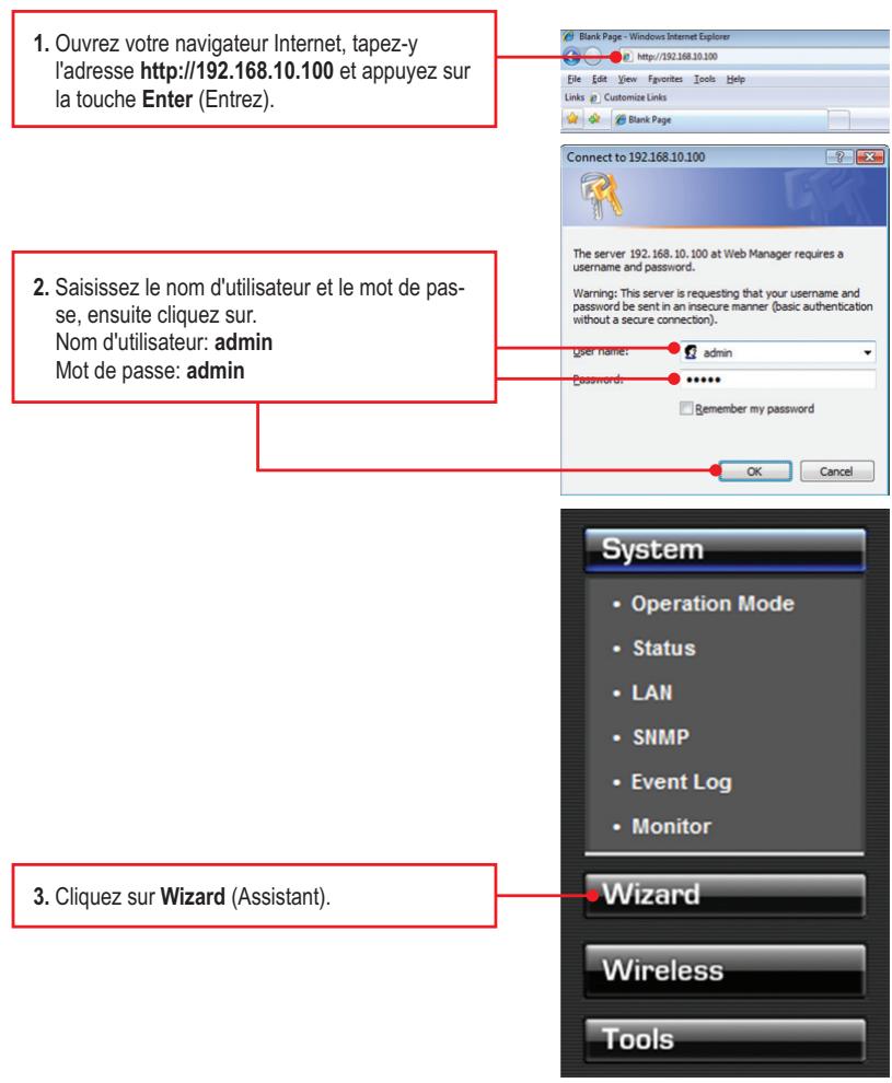 TRENDNET TEW-653AP - Configuration du point d'accès - 1