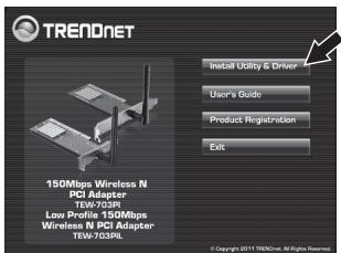 TRENDNET TEW-703PI, TEW-703PIL, TEW-805UB - Procéder à l'installation - 1