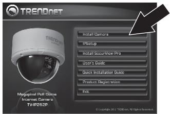 TRENDNET TV-IP262P - Installation et configuration du matériel - 1