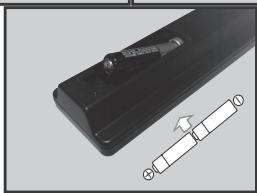 PANASONIC TX-40CX300E - Inserir as Pilhas no Controlo Remoto - 2