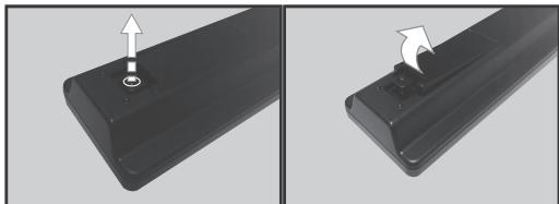 PANASONIC TX-40CX300E - Inserir as Pilhas no Controlo Remoto - 1