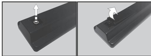 PANASONIC TX-40CX300E - Installazione Delle Batterie nel Telecomando - 1
