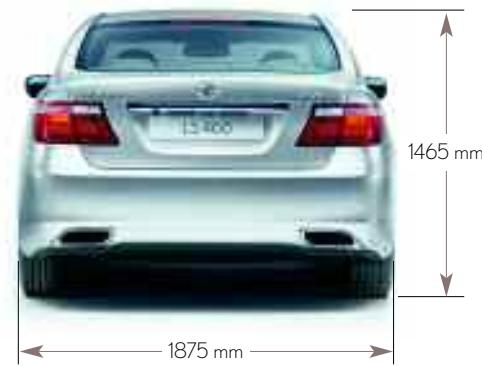 LEXUS LS 460 - Caractéristiques techniques LS 460 - 2