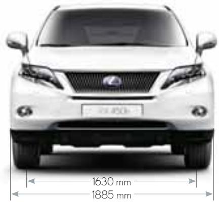 LEXUS RX 450H - Capacités (L) - 1