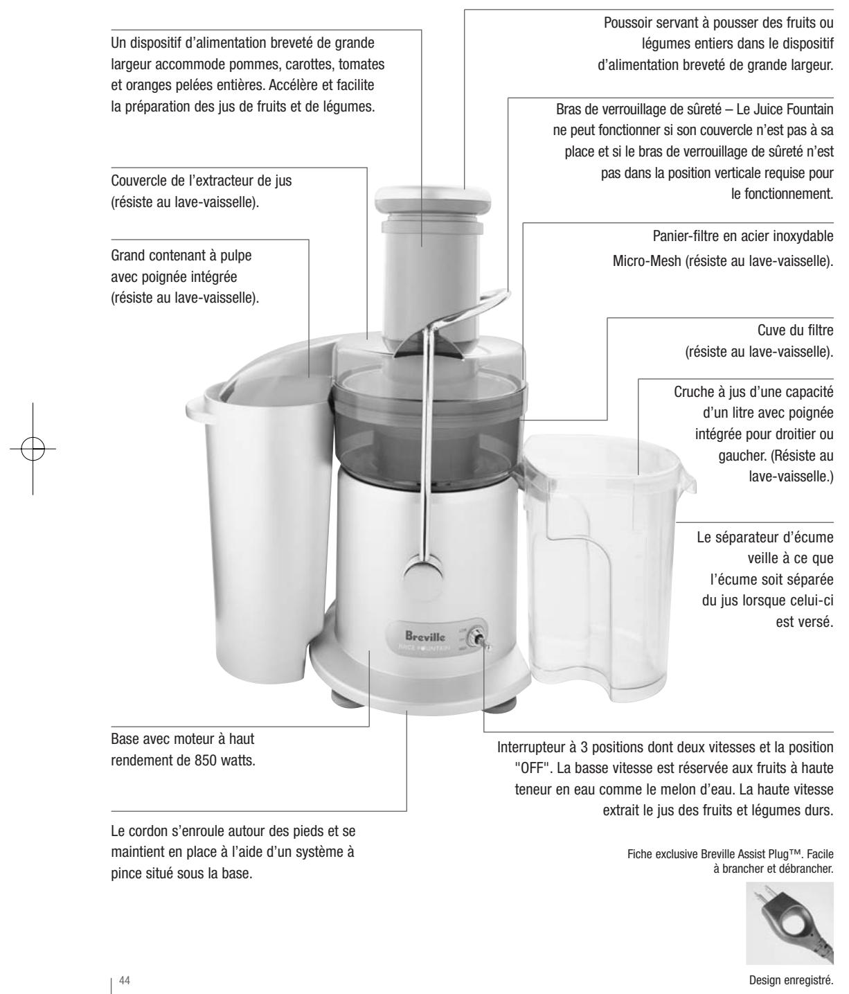 BREVILLE JE95XL - Faites la connaissance de votre Juice Fountain de Breville - 1