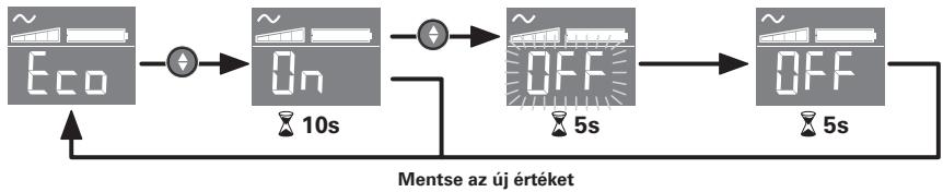 EATON ELLIPSE PRO 850 IEC - UPS beallitasa az LCD kijelzón - 2