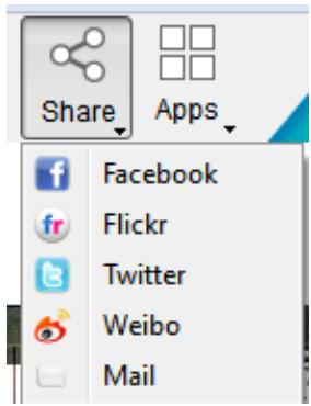 IRIS CAN MOUSE 2 - Partager des images via e-mail, Facebook, Twitter et Flickr. - 1