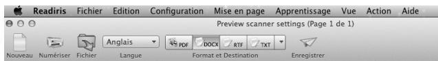 IRIS CAN ANYWHERE 3 - Étape 4 : sélectionné le format et la destination de sortie. - 1