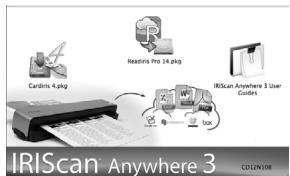 IRIS CAN ANYWHERE 3 - Installation du logiciel sur un ordinateur mac OS - 1